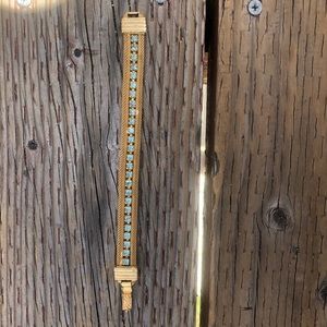 Vintage Sarah Coventry Gold & Rhinestone Bracelet